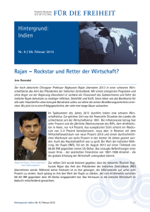 Rajan – Rockstar und Retter der Wirtschaft