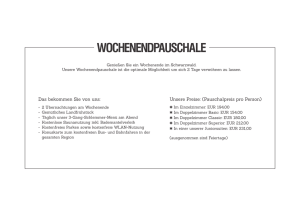 Wochenendpauschale