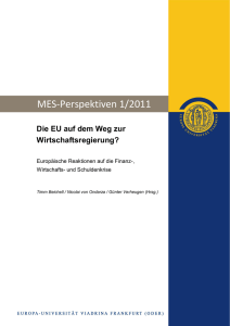 Die EU auf dem Weg zur Wirtschaftsregierung?