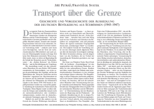 Transport über die Grenze