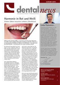 Harmonie in Rot und Weiß - Zahnarztpraxis am Meyerhof, Scheeßel