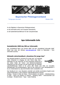 bpv-Informatik-Info - Bayerischer Philologenverband