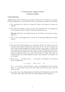 6. Übung Lineare Algebra II für M Lösungsvorschläge