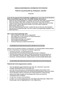 Rofenid Long Acting 200 mg, Hartkapseln, retardiert 1. WAS