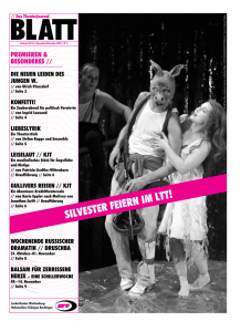 Blatt 2 November/Dezember 2009 - Landestheater Württemberg