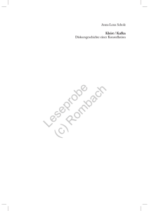 Leseprobe - Rombach Verlag