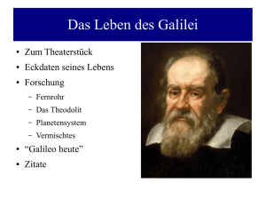 Das Leben des Galilei