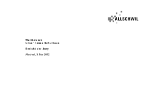 Jurybericht - Gemeinde Allschwil