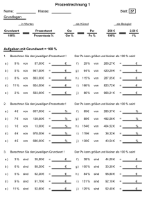 Prozentrechnung 1 - puppe