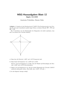 MSG-Hausaufgaben Blatt 12