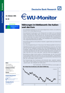 Der Außenwert des Euro - Deutsche Bank Research