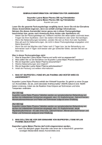 INFORMATION FÜR ANWENDER Ibuprofen Lysine Mylan