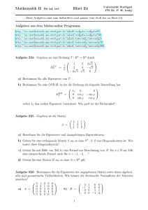 Mathematik II für inf, swt Blatt Z4