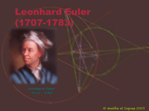 Leonhard Euler (1707
