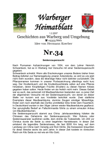 Warberger Heimatblatt - Samtgemeinde Nord-Elm