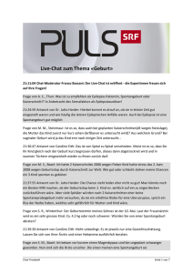 Chat-Protokoll Geburt