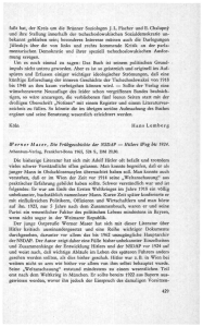 Köln H ans L emberg Werner Maser, Die Frühgeschichte der NSDAP