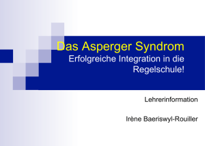 Das Asperger Syndrom