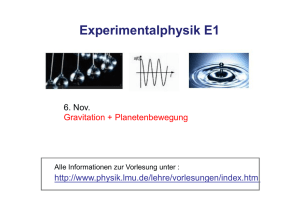 Experimentalphysik E1