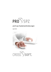 proX spz Systemanforderungen