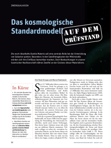 Das kosmologische Standardmodell