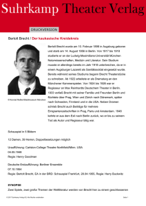 Bertolt Brecht / Der kaukasische Kreidekreis