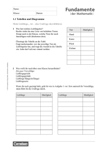 1.1 Tabellen und Diagramme