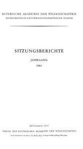 sitzungsberichte - Publikationen