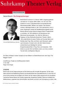 Bertolt Brecht / Die Dreigroschenoper