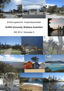 Erfahrungsbericht Auslandssemester Griffith University, Brisbane