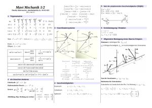 Mavt Mechanik 1/2