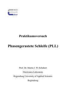 Phasengerastete Schleife (PLL)