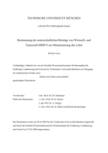 und Tumorzell-MMP-9 zur Metastasieru