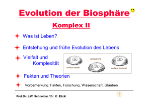 Evolution der Biosphäre