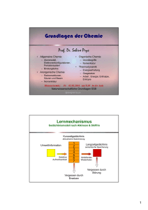 Grundlagen der Chemie