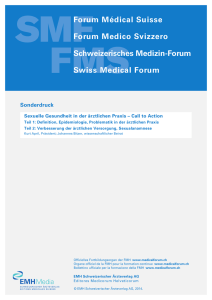 Forum Médical Suisse Forum Medico Svizzero Schweizerisches Medizin