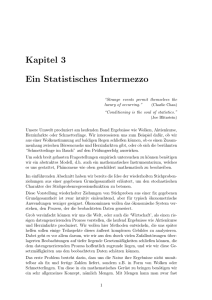 Kapitel 3 Ein Statistisches Intermezzo