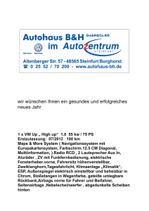 Ausstattung - Autohaus BH