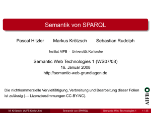 Semantik von SPARQL - Semantic-Web