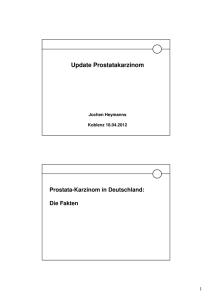 Update Prostata-Karzinom