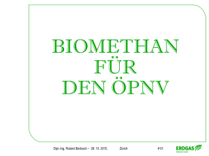 Biogas für den ÖPNV Roland Bartosch Augsburg