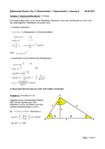 Lösung der 4. Mathematikarbeit Gruppe N - hello