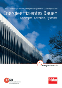 Energieeffizientes Bauen - Konzepte, Kriterien, Systeme