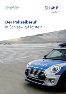 Der Polizeiberuf - Landesportal Schleswig