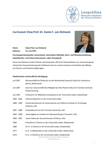 CV Ewine van Dishoeck
