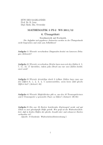 MATHEMATIK 3 PI-2 WS 2011/12 6. ¨Ubungsblatt