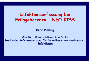 Infektionserfassung bei Frühgeborenen – NEO KISS
