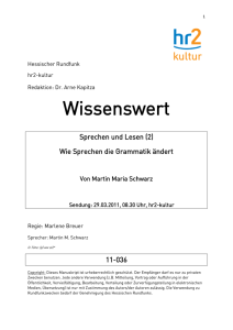 Wissenswert