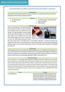 Modul: Arduino-Mikrocontroller - Fachbereich Mathematik und