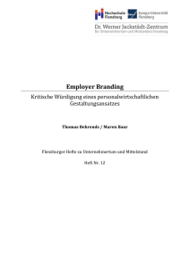 Employer Branding - Kritische Würdigung eines